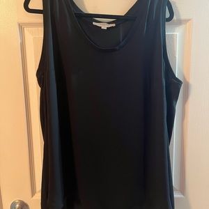 NEW Loft Plus Black Scoop Neck Tank (size 20)